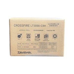 جعبه چرخ دایوا کراس فایر 3000 مدل LT3000-CXH ساخت تایوان با نمایش درگ ۱۰ کیلوگرم و سرعت 6.2:1