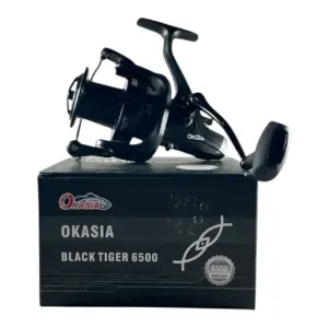 چرخ ماهیگیری اوکاسیا مدل Okasia Black Tiger 6500 اسپینینگ مشکی