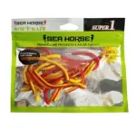 بسته بندی اصلی طعمه نرم ماهیگیری sea horse soft bait